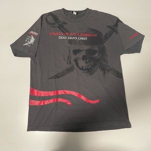 Vintage 2006 Pirates of the caribbean dead man's chest Promo T-Shirt